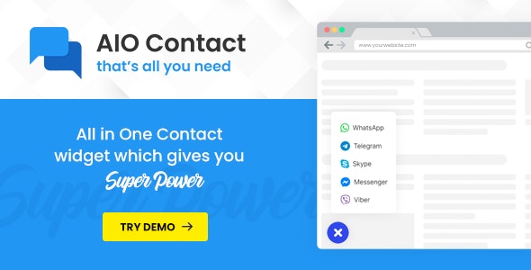 AIO Contact v2.7.0 - All in One Contact Widget