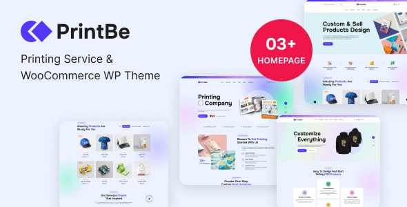 PrintBe v1.0.2 - Printing Service & WooCommerce WP Theme 