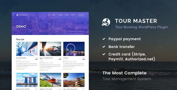 Tour Master v5.2.4 - Tour Booking, Travel, Hotel