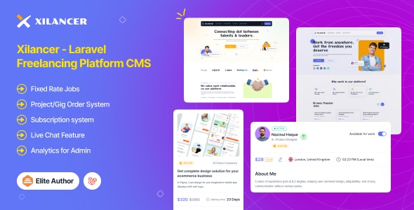 Xilancer v2.3.0 - Freelancer Marketplace Platform with Services & Projects - nulled