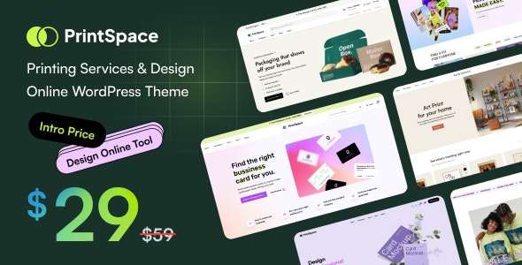 PrintSpace v1.1.8 - Printing Services & Design Online WooCommerce WordPress theme 