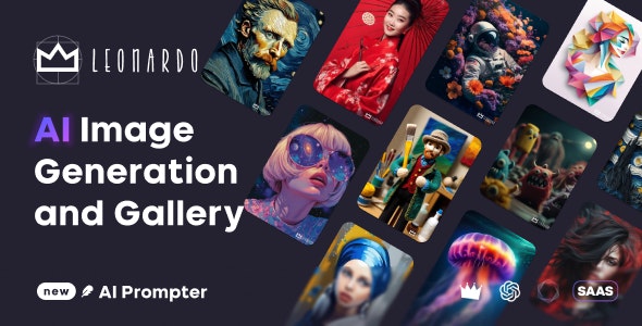 Leo v3.0 - AI Image Generation and Gallery - KING Media Theme