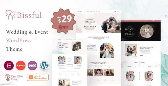 Bissful v1.3 - Wedding & Event WordPress Theme 