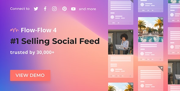 Flow-Flow v4.9.7 - WordPress Social Stream Plugin