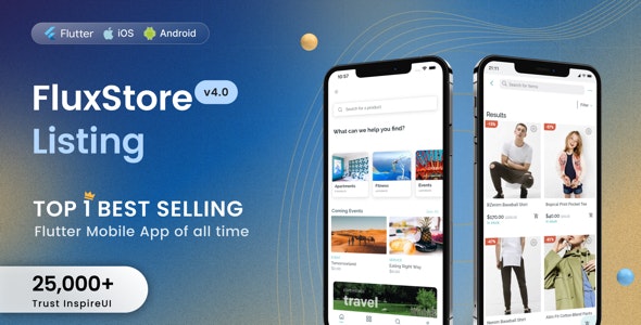 FluxStore Listing v4.0 - The Best Directory WooCommerce app by Flutter