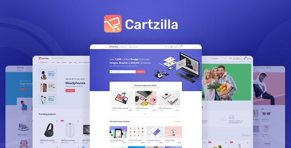 Cartzilla v1.0.37 - Digital Marketplace & Grocery Store WordPress Theme 