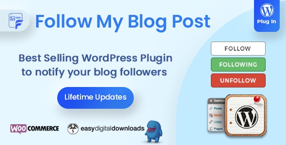 Follow My Blog Post WordPress Plugin v2.2.2