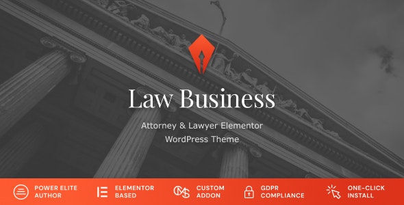 LawBusiness v2.0.4 - Attorney & Lawyer WordPress Theme 