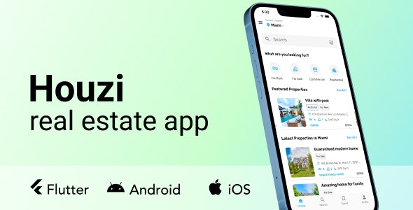 Houzi real estate app v1.3.8