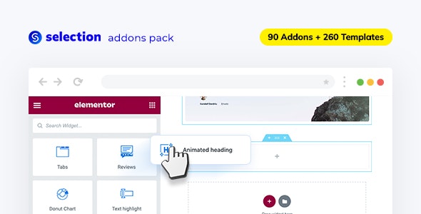 Selection v1.12.2 – Elementor Addons Pack for WordPress