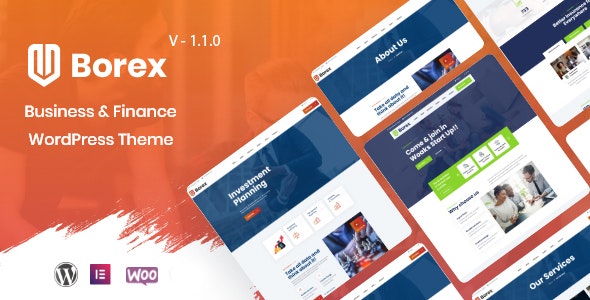 Borex v1.1.3 - Business And Finance WordPress Theme 