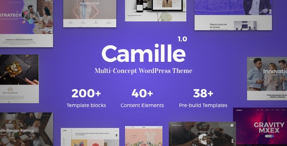 Camille v1.5.1 - Multi-Concept WordPress Theme 