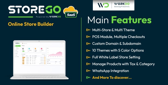 StoreGo SaaS v6.5 - Online Store Builder - nulled