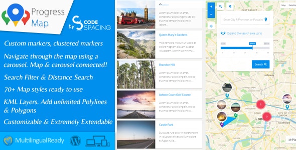 Progress Map Wordpress Plugin v5.7.2