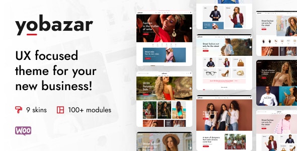 Yobazar v1.3.7 - Elementor WooCommerce WordPress Theme 