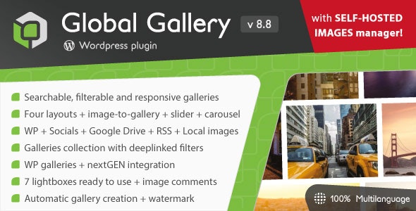 Global Gallery v8.8.1 - Wordpress Responsive Gallery