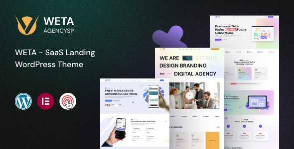 WETA v1.0 - SaaS Landing WordPress Theme 