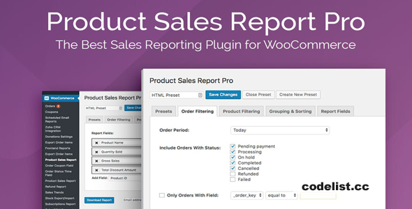 Product Sales Report Pro for WooCommerce v2.2.43