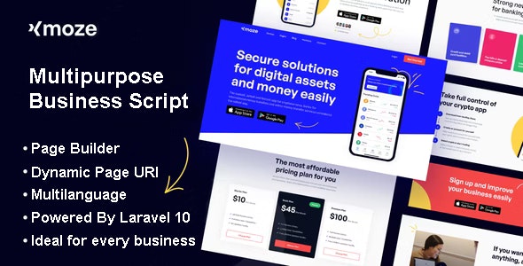 Xmoze v1.0.0 - Multipurpose Business Script