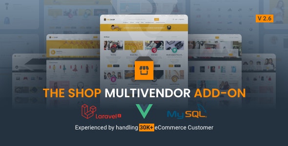 The Shop Multivendor Add-on v2.6