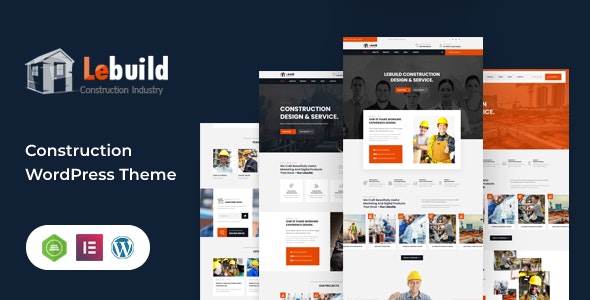 Lebuild v2.0.0 - Construction Industry Company WordPress Theme 