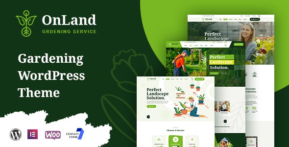 OnLand v1.0.8 - Gardening WordPress Theme 