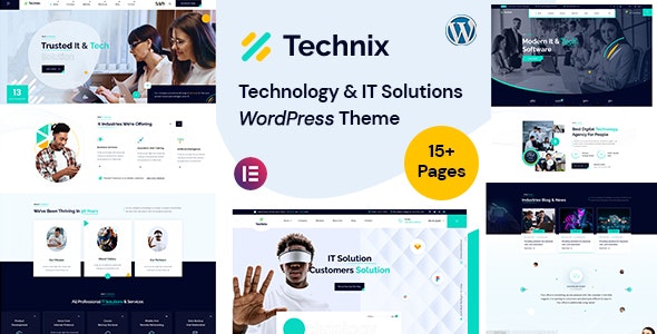 Technix v1.0.4 - Technology & IT Solutions WordPress Theme 