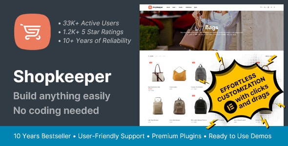 Shopkeeper v4.1 - Responsive WordPress Theme 