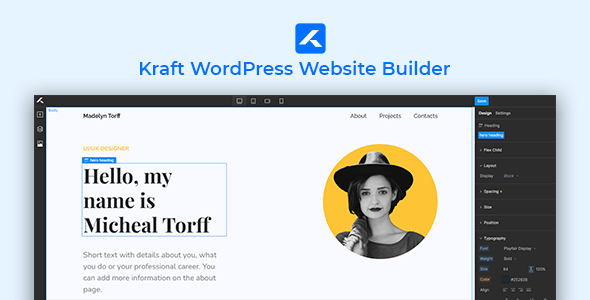 Kraft v1.1.2 - WordPress Website Builder