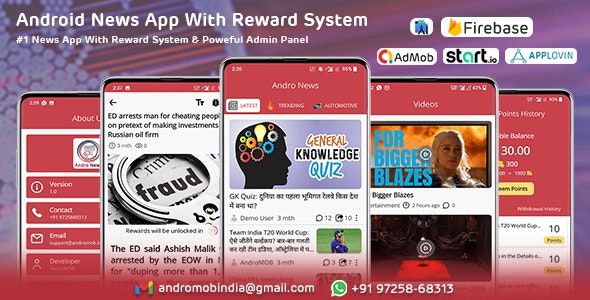 Andro News - Android News App With Reward System - 1 February 2024