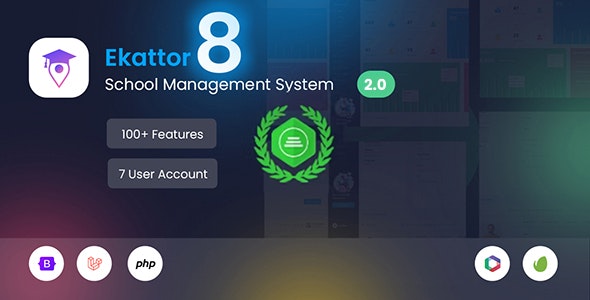 Ekattor 8 School Management System (SAAS) v1.10 - nulled