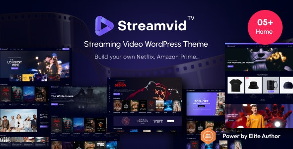 StreamVid v5.1.1 - Streaming Video WordPress Theme 