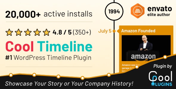 Cool Timeline Pro v4.8.1 - WordPress Timeline Plugin 