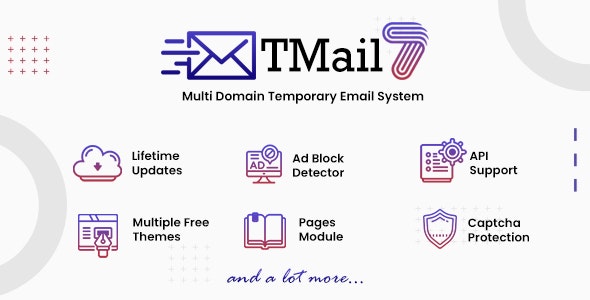 TMail v7.7 - Multi Domain Temporary Email System - nulled