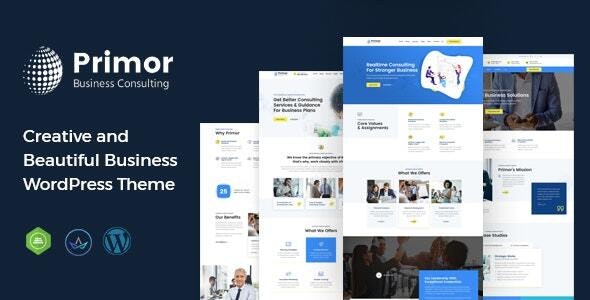 Primor v2.3 - Business Consulting WordPress Theme 