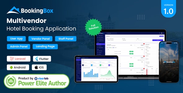 BookingBox v1.0 - Complete MultiVendor Hotel Booking Application SAAS - nulled