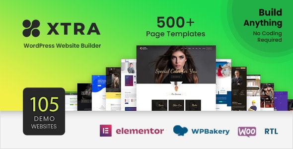 Xtra v4.9.0 - Multipurpose WordPress Theme + RTL 