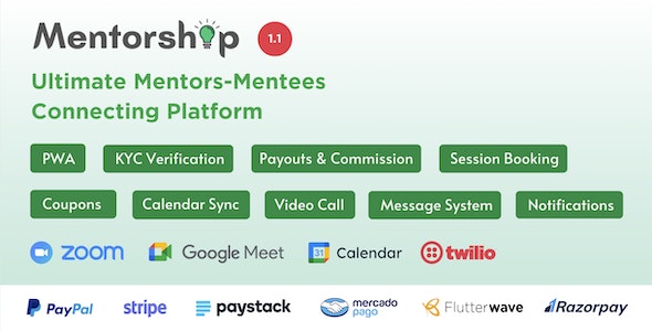 Mentorship v1.1 - Ultimate Mentors Mentees Connecting Platform - nulled