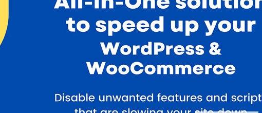 Disable Bloat for WordPress & WooCommerce PRO v3.4.4