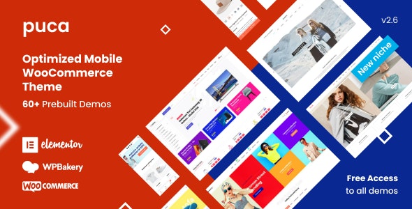 Puca v2.6.19 - Optimized Mobile WooCommerce Theme 