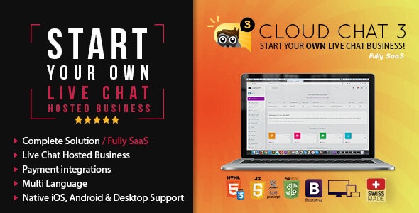 Cloud Chat 3 v3.1.4 - Fully SaaS Live Support Chat - nulled