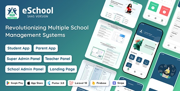 eSchool SaaS v1.1.1 - School Management System with Student - nulled