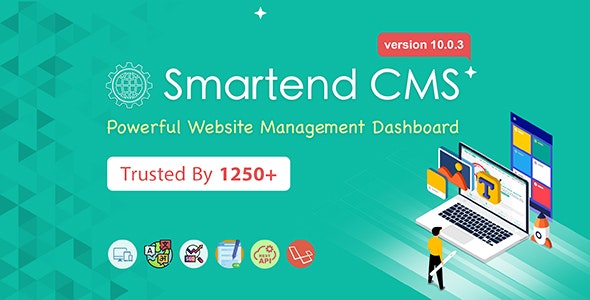 SmartEnd CMS v10.0.3 - Laravel Admin Dashboard with Frontend and Restful API - nulled