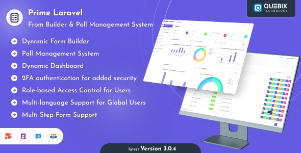 Prime Laravel v3.0.4 - Form Builder & Poll Management System - nulled